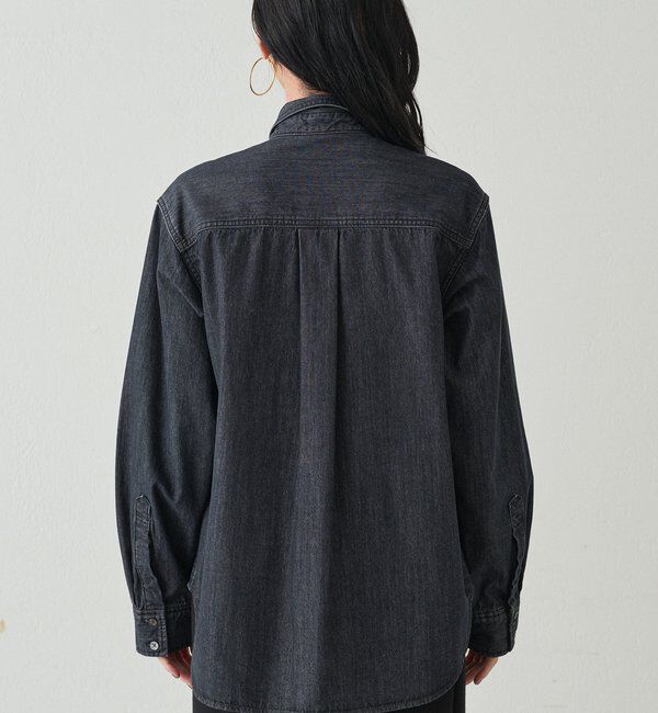  「デニムボウタイブラウス」|シャツ・ブラウス|