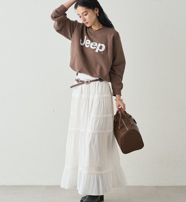  「ギャザーティアードスカート」|スカート|