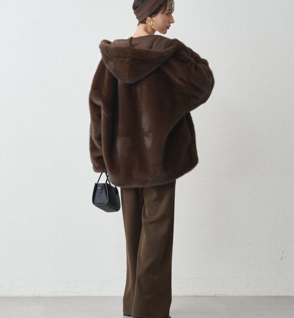  「フードフェイクファーブルゾン」|ベスト・ジレ|