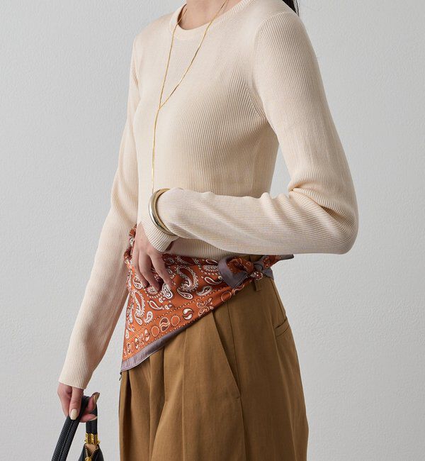  「BASICクルーニット」|ニット・セーター|