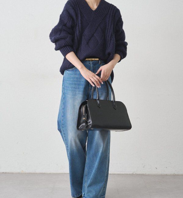  「ケーブルVニット」|ニット・セーター|