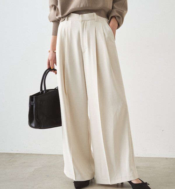  「2タックワイドパンツ」|チノ|