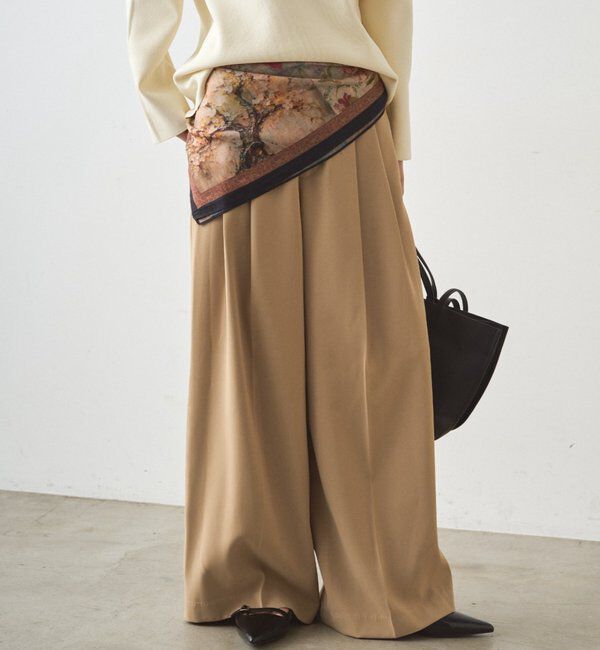  「2タックワイドパンツ」|チノ|