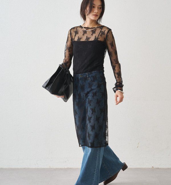  「カットレースチュニック」|Tシャツ・カットソー|