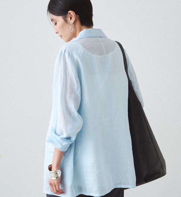  「リネン100ジャケット」|ベスト・ジレ|
