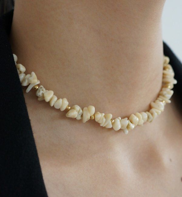  「【GALENA/ガレナ】ストーンビーズネックレス」|ネックレス|