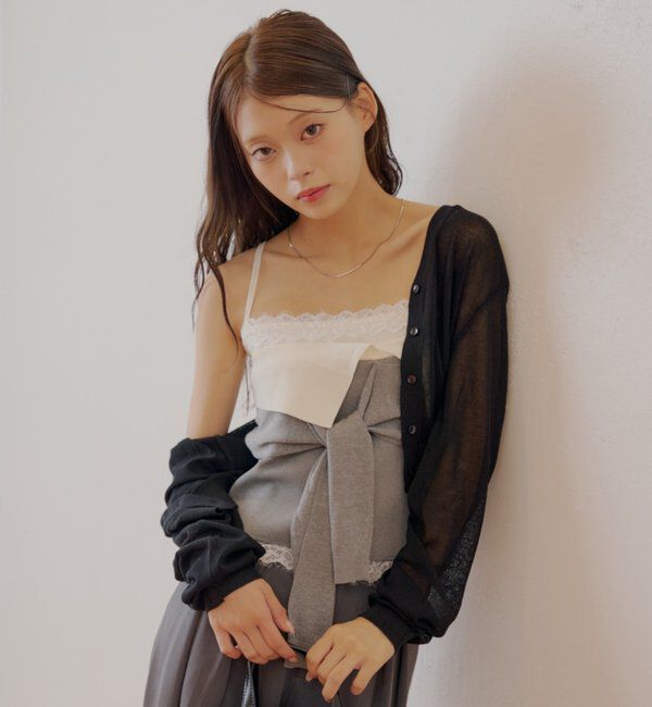  「シアーカーディガン+ねじりシャツドッキングベアセット」|カーディガン|