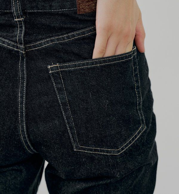  「パッチ付きフレアデニム」|デニム|