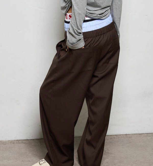  「【新色追加】Six M/シックスエム トリプルレイヤードパンツ」|チノ|