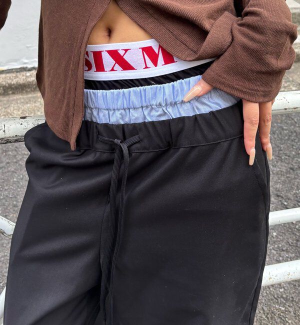  「【新色追加】Six M/シックスエム トリプルレイヤードパンツ」|チノ|