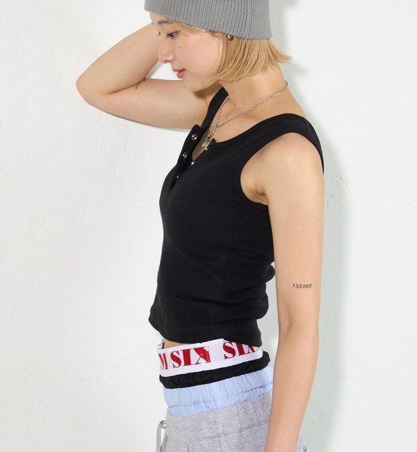  「リングドットタンクトップ」|キャミソール|