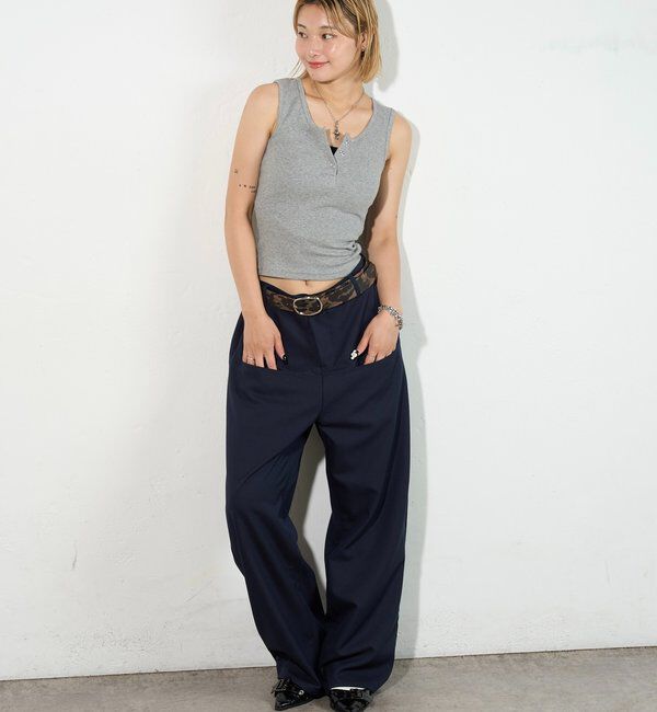  「リングドットタンクトップ」|キャミソール|