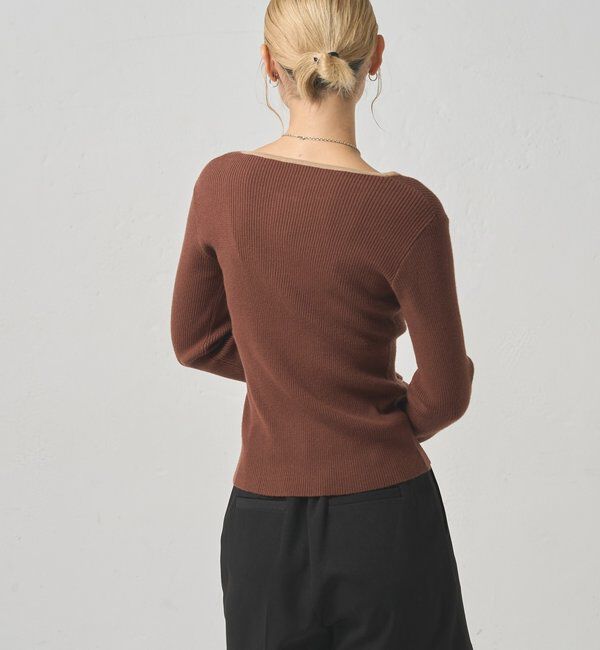  「リンガーヘンリーネックニット」|ニット・セーター|