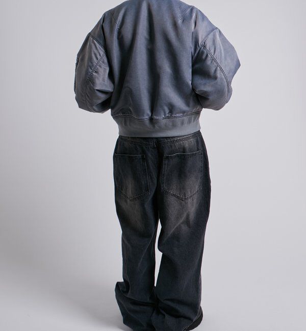  「Sourcreamピグメント加工MA1」|ブルゾン・スタジャン|