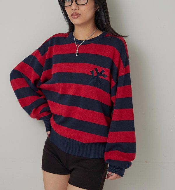  「KOOKYN KYジャガードボーダーニット」|ニット・セーター|