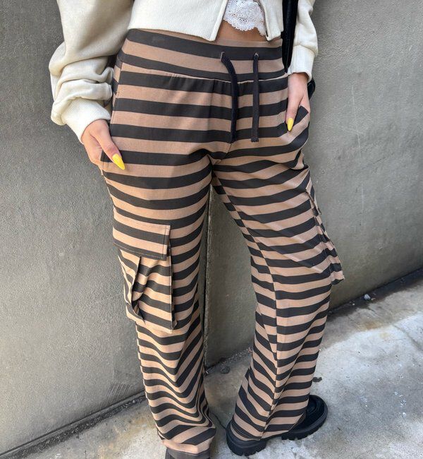  「カットボーダーカーゴパンツ」|チノ|