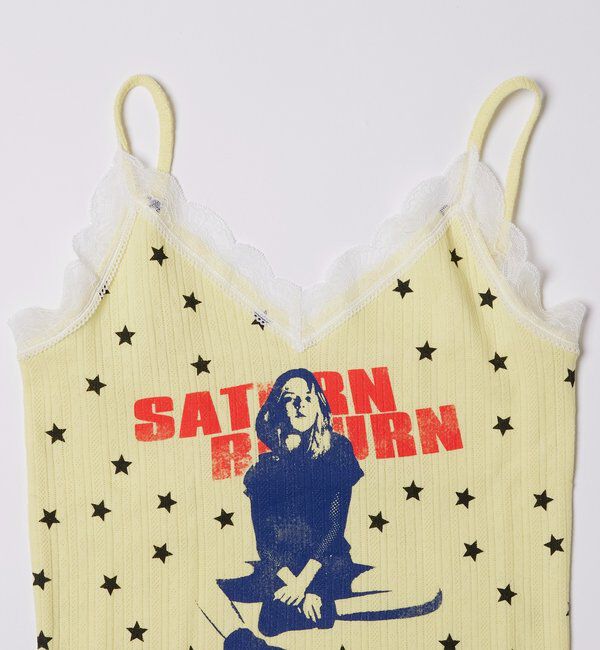  「【WEB限定】シャーロットパターンメッシュスターキャミ」|キャミソール|