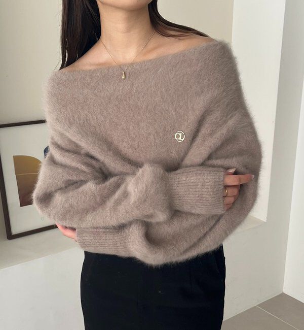  「【上質な着心地/全骨格細見え】〈C.L〉FOXカシミアドルマンニット」|ニット・セーター|