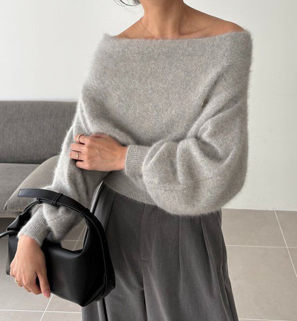  「【上質な着心地/全骨格細見え】〈C.L〉FOXカシミアドルマンニット」|ニット・セーター|