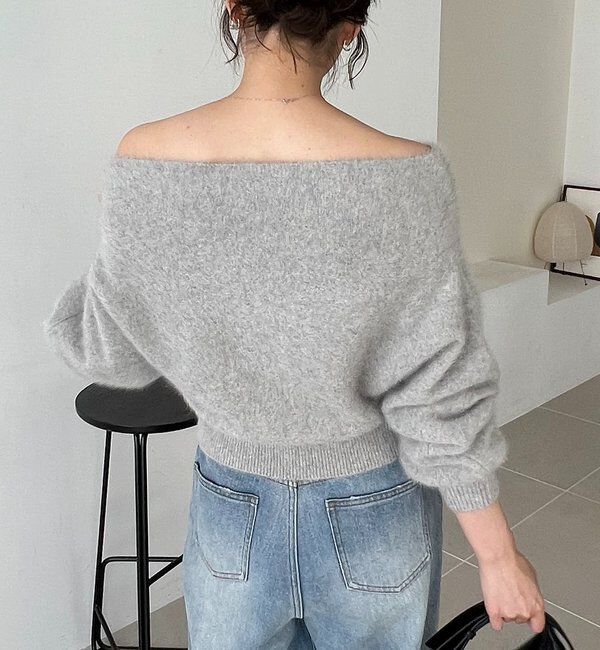  「【上質な着心地/全骨格細見え】〈C.L〉FOXカシミアドルマンニット」|ニット・セーター|