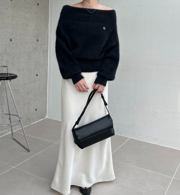  「【上質な着心地/全骨格細見え】〈C.L〉FOXカシミアドルマンニット」|ニット・セーター|