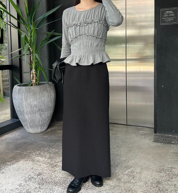  「【体感＋4℃】ベアシャーリング裏起毛トップス」|Tシャツ・カットソー|