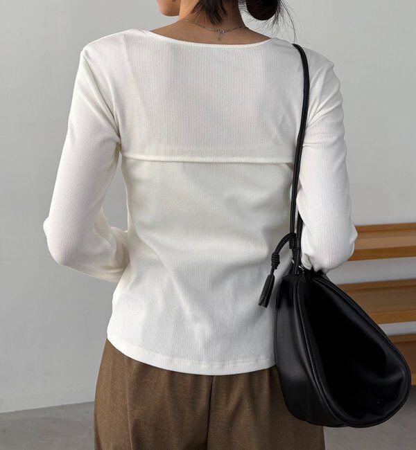  「ツイストネックT」|Tシャツ・カットソー|