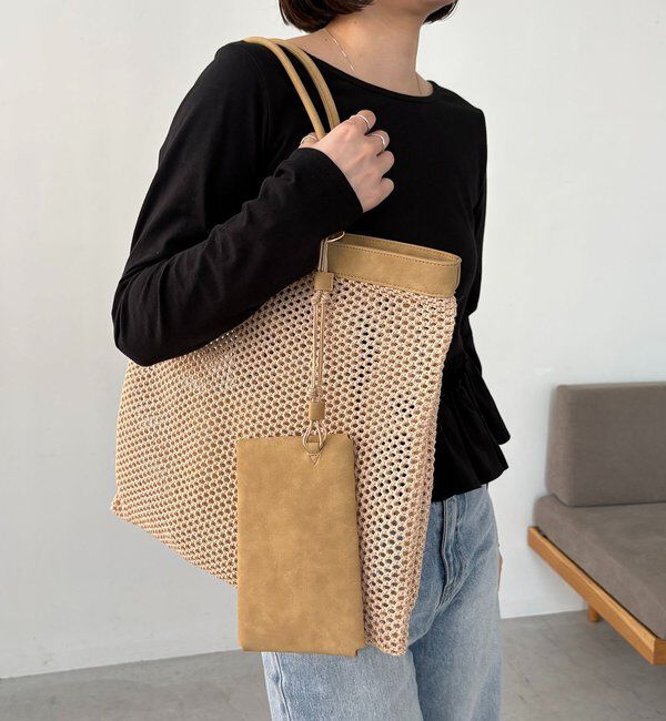  「スクエアメッシュトートバッグ」|トートバッグ|