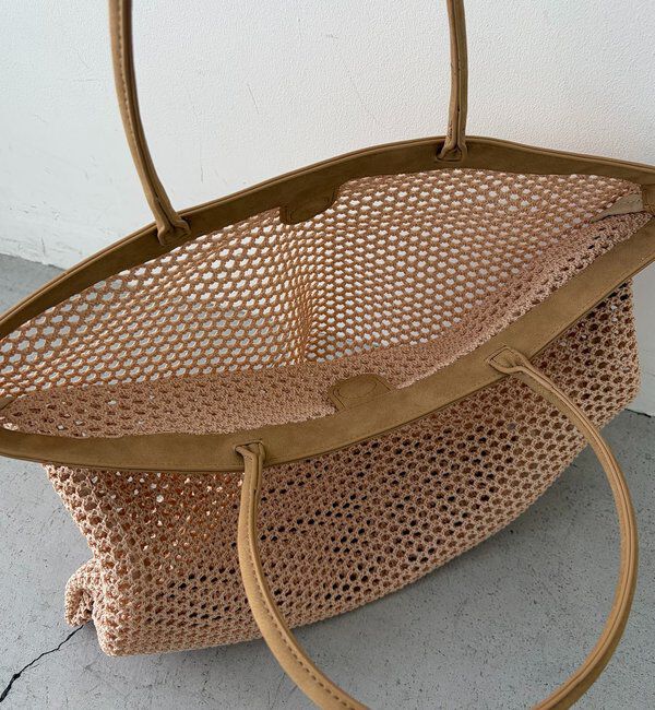  「スクエアメッシュトートバッグ」|トートバッグ|