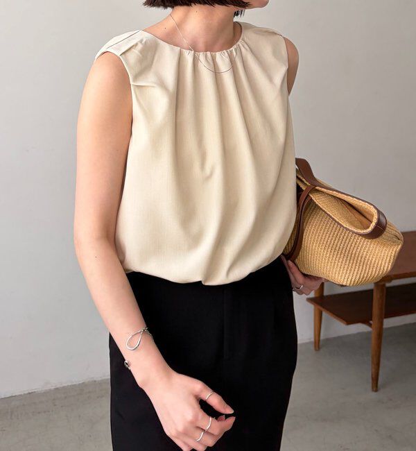  「【前後2WAY】ドロップリボンバルーンブラウス」|シャツ・ブラウス|