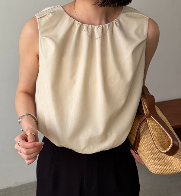  「【前後2WAY】ドロップリボンバルーンブラウス」|シャツ・ブラウス|