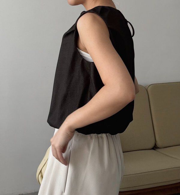  「【前後2WAY】ドロップリボンバルーンブラウス」|シャツ・ブラウス|