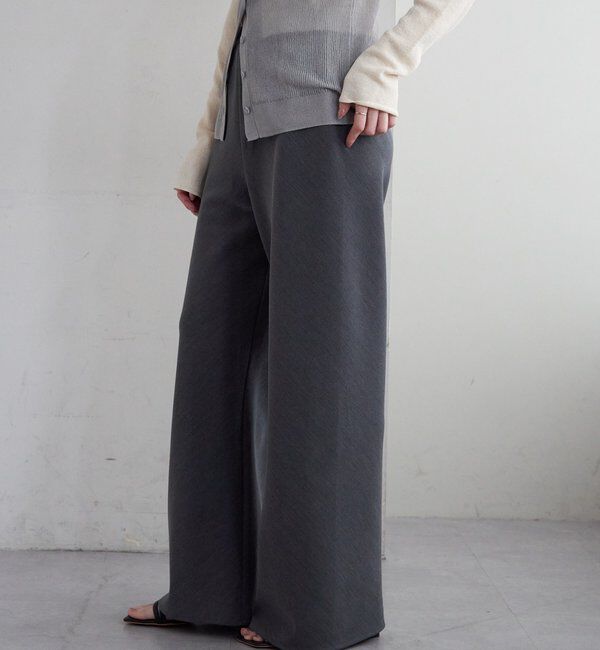  「ダブルクロスワイドパンツ」|チノ|