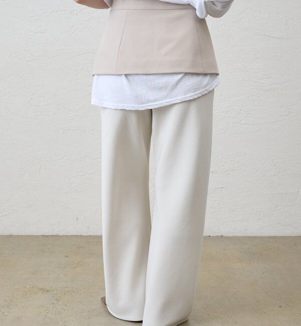  「ダブルクロスワイドパンツ」|チノ|