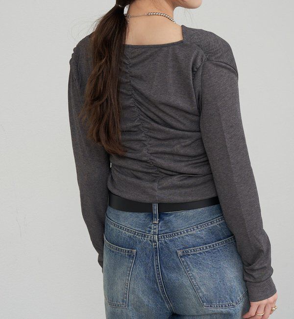  「カシュクールカットソー」|Tシャツ・カットソー|