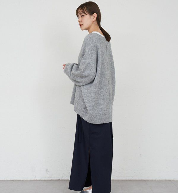  「【@kanako_ikiコラボカラー】【全骨格キレイ見え】ウェーブネックニット」|ニット・セーター|