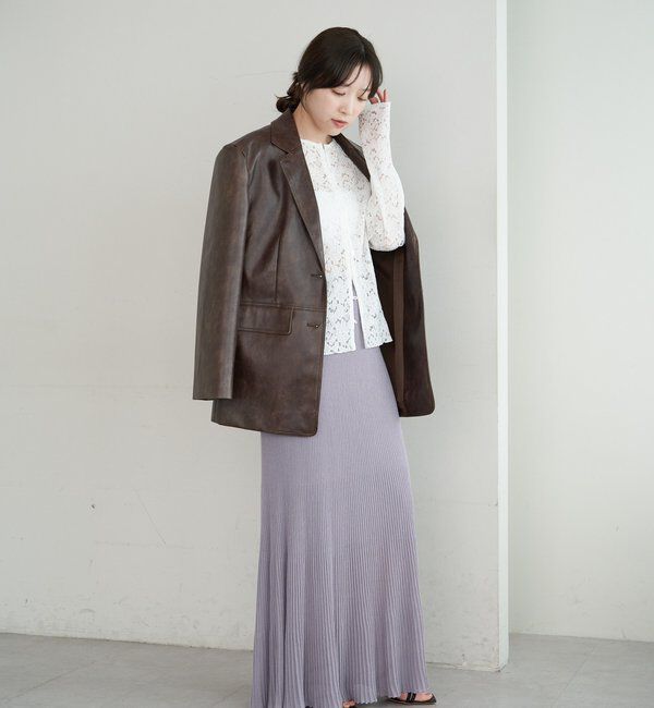  「レザーテーラージャケット」|テーラードジャケット|