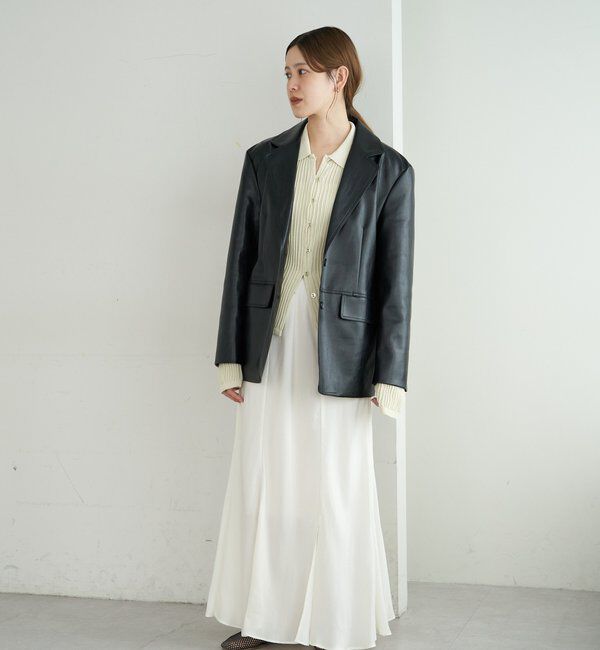  「レザーテーラージャケット」|テーラードジャケット|