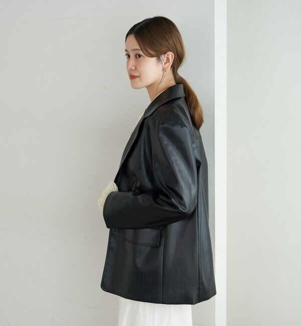  「レザーテーラージャケット」|テーラードジャケット|