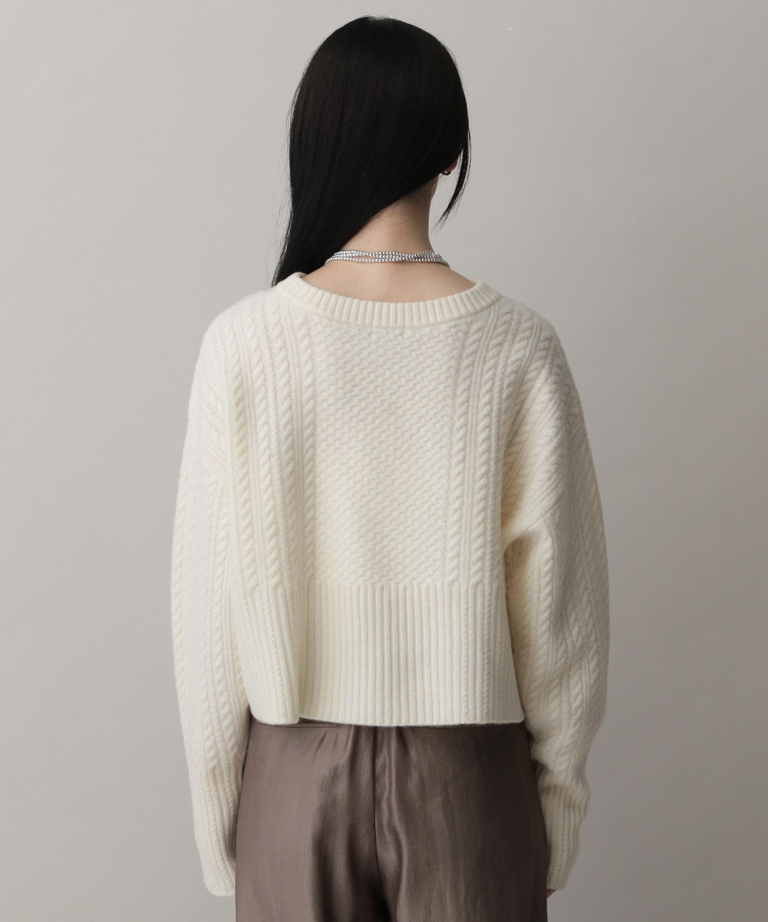 A part by 「ケーブルニットプルオーバー」|ニット・セーター|