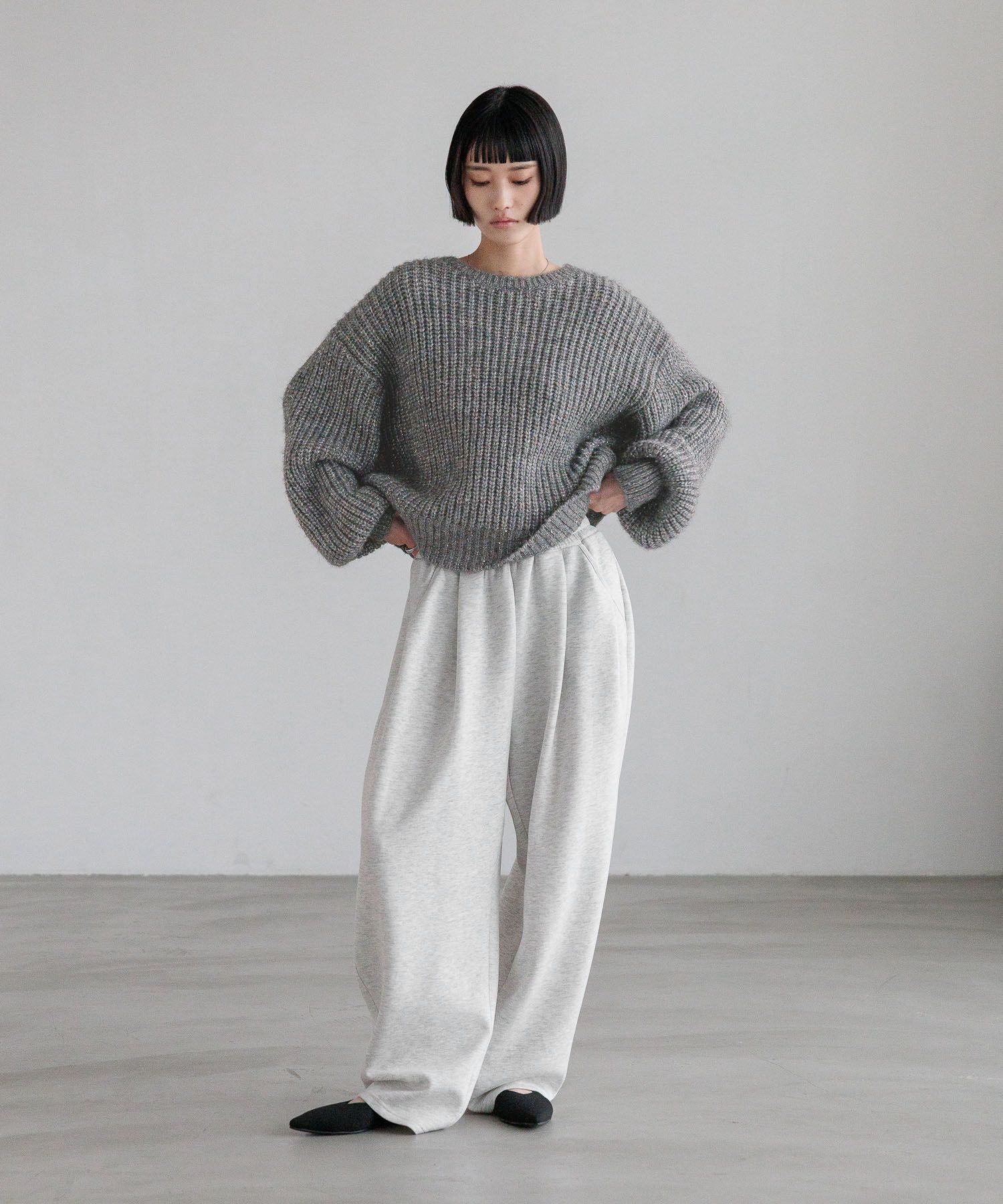 LOWRYS FARM「カットイージーコクーンパンツ」|チノ|