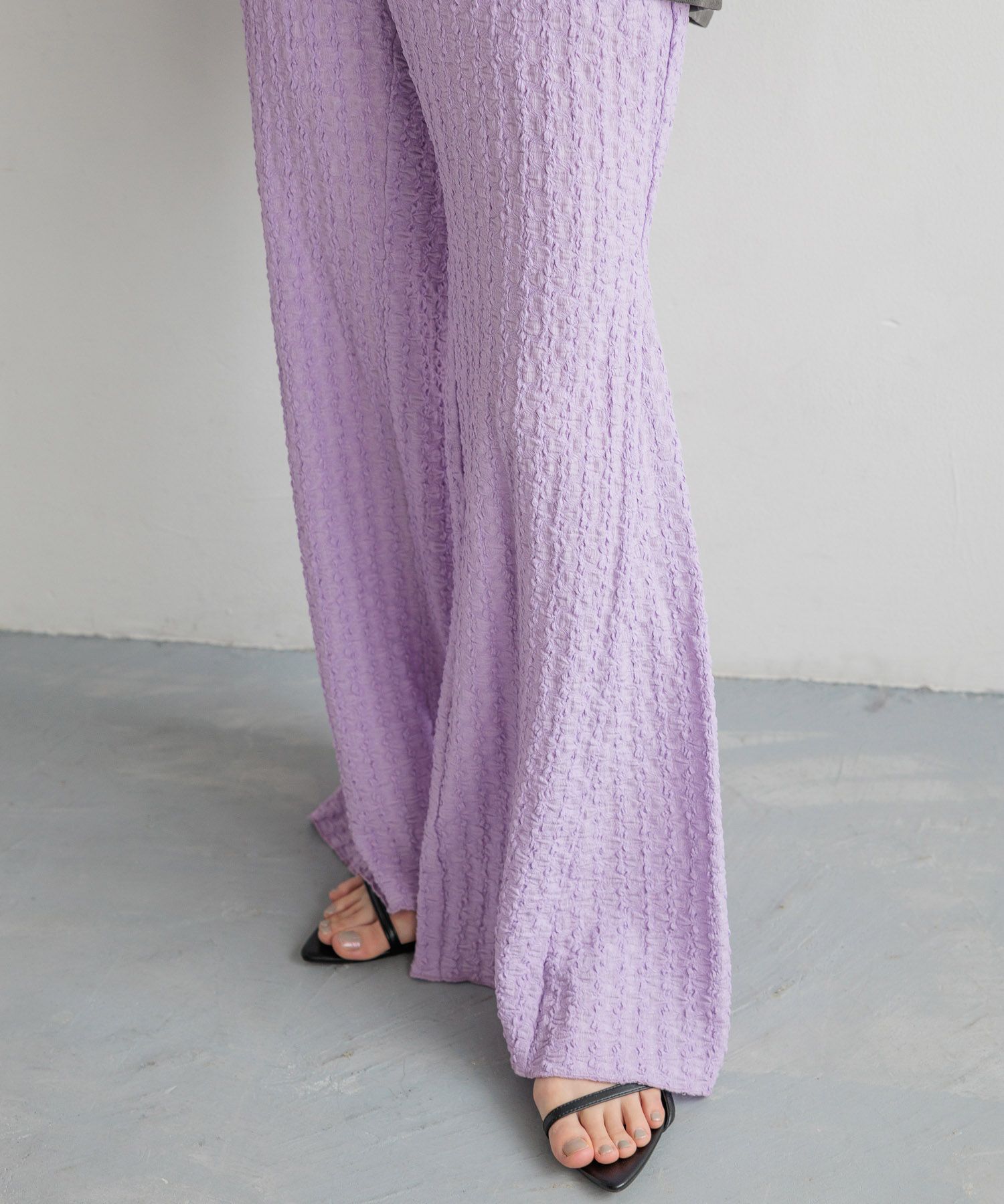 LOWRYS FARM「アソートフレアパンツ」|チノ|