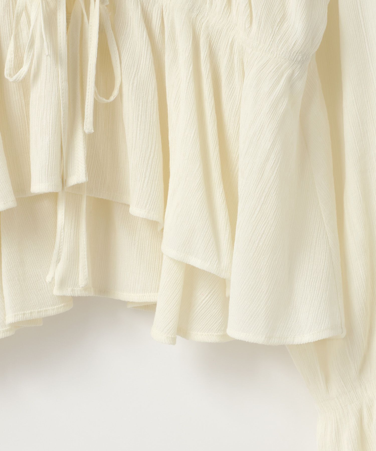 LOWRYS FARM「ヨウリュウシャーリングフリルブラウス」|シャツ・ブラウス|