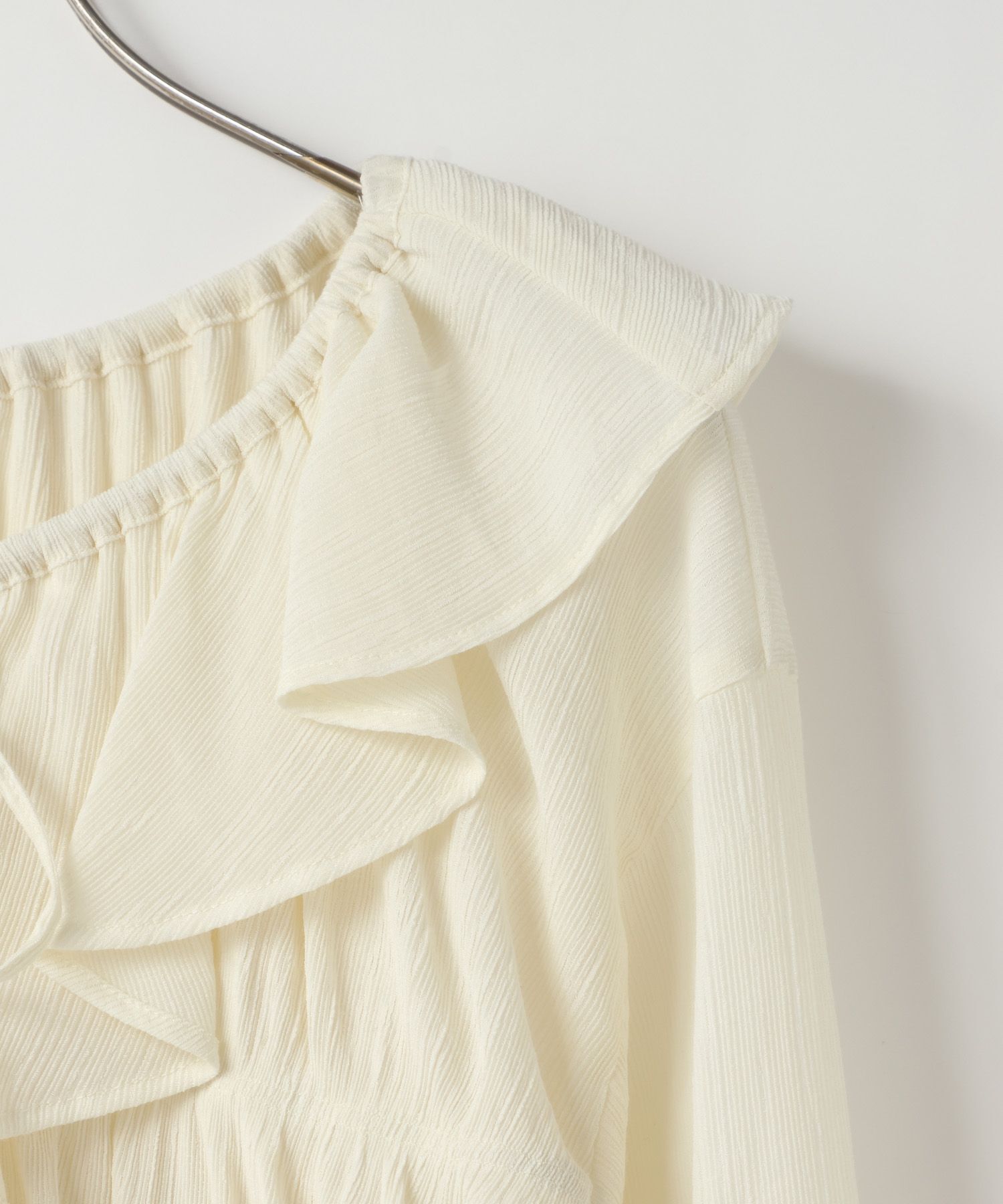 LOWRYS FARM「ヨウリュウシャーリングフリルブラウス」|シャツ・ブラウス|