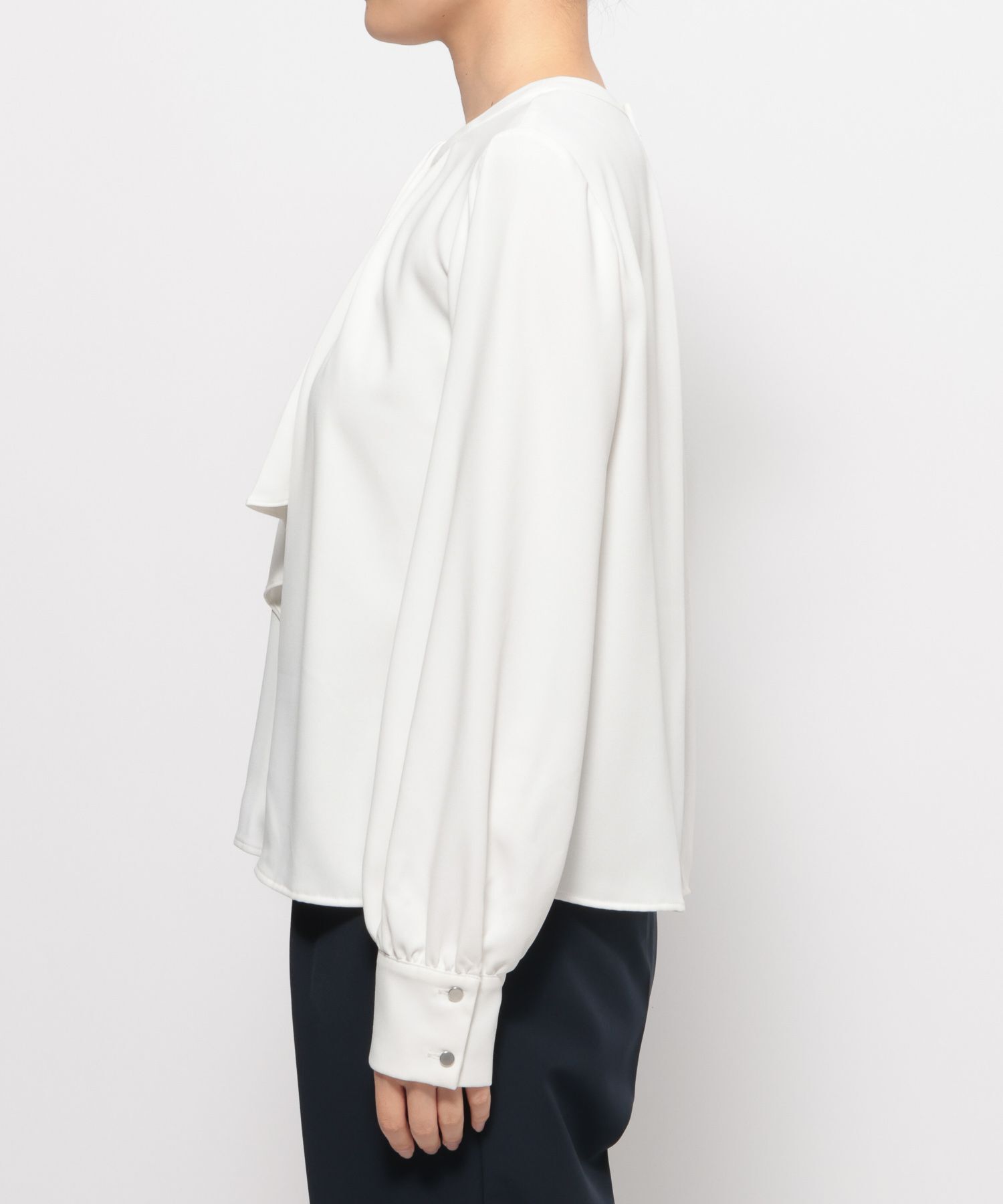  「【入卒／セレモニー】タイブラウス」|シャツ・ブラウス|