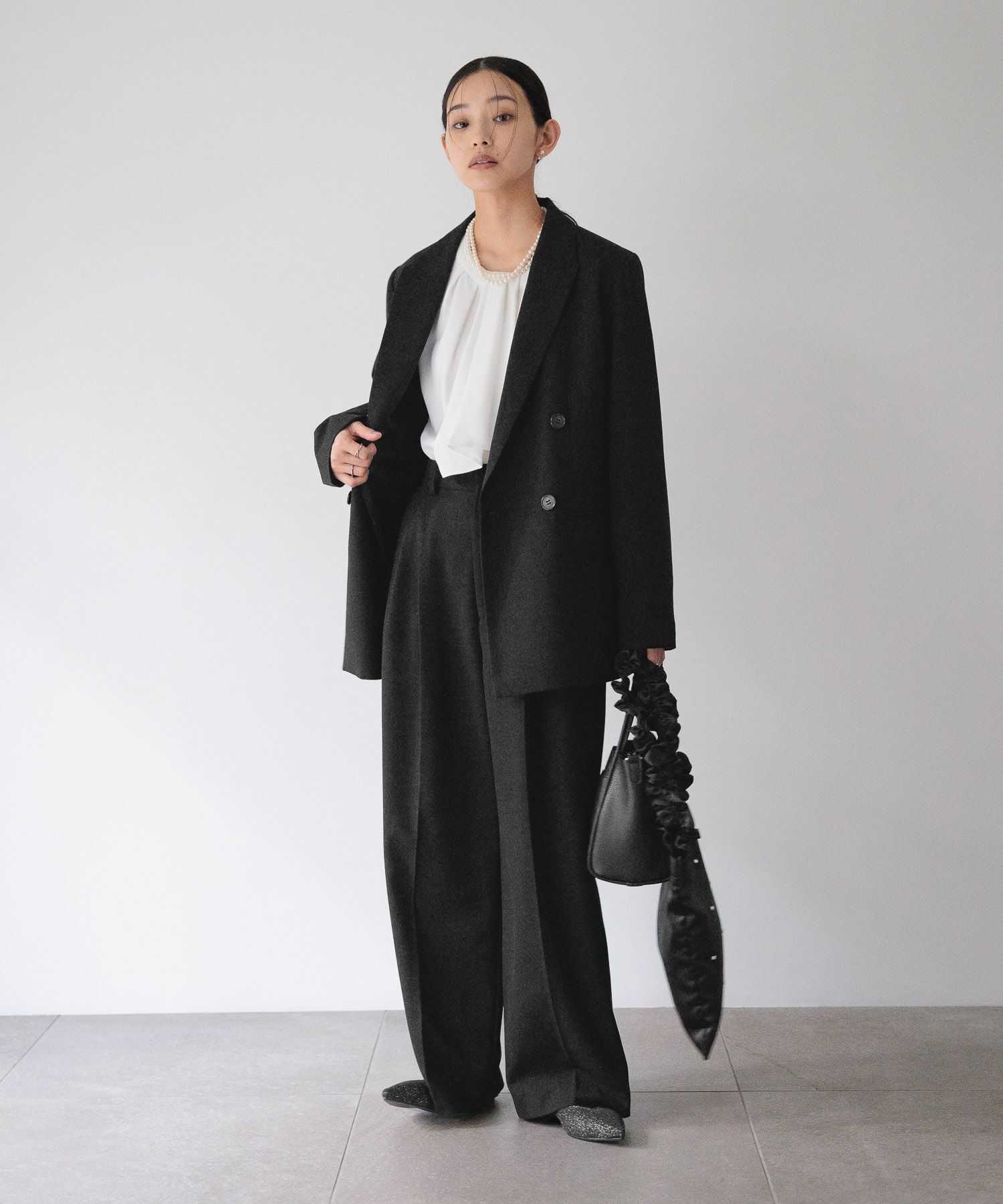  「【入卒／セレモニー】タイブラウス」|シャツ・ブラウス|