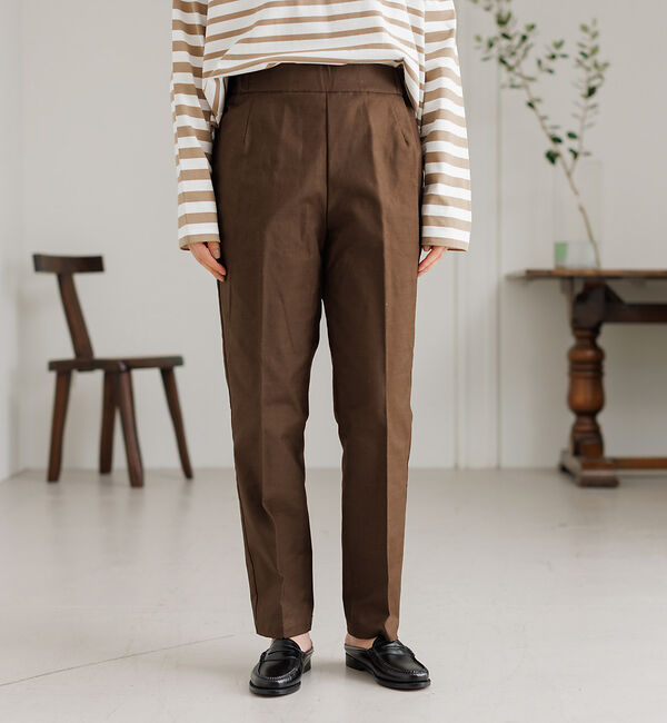 collex「ストレッチテーパードパンツ」|その他|ダークブラウン