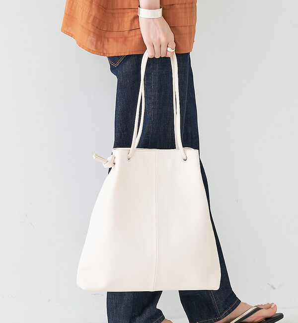 collex「【別注】THE CASE&times;collex 2WAYレザー巾着トートバッグ」|トートバッグ|