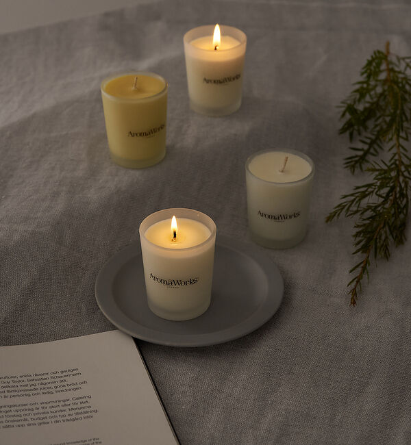 collex「【Aroma Works】 グラス入りキャンドルS」|アロマ・ルームフレグランス|