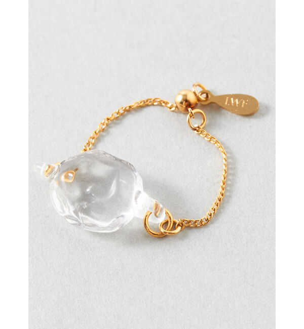 collex「【別注】【HARIO Lampwork Factory】カレットオーバル チェー」|リング|